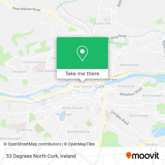 53 Degrees North Cork map