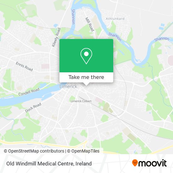 Old Windmill Medical Centre map