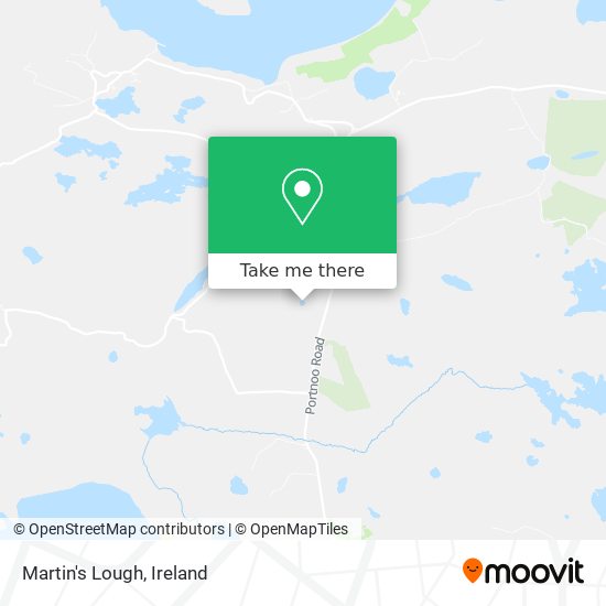 Martin's Lough map