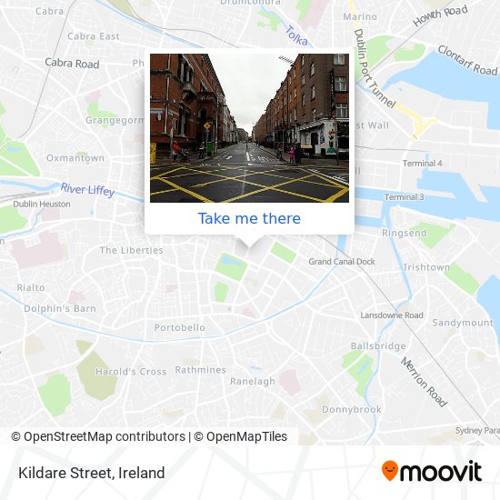 Kildare Street map