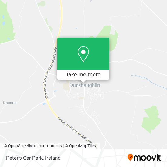 Peter's Car Park map