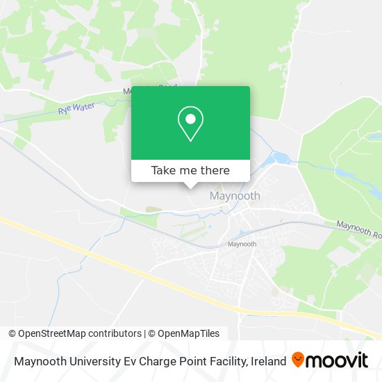 Maynooth University Ev Charge Point Facility map