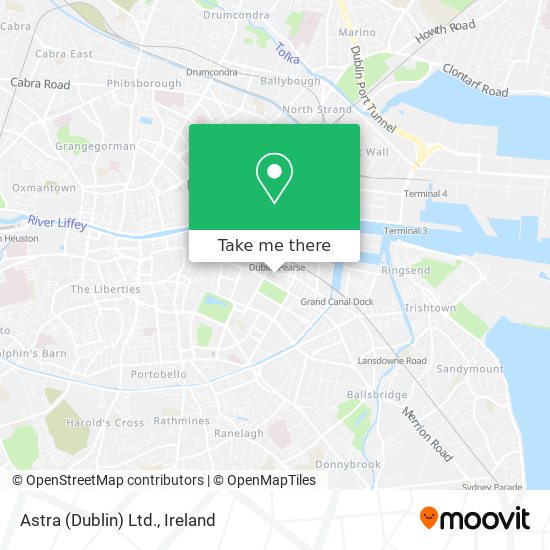 Astra (Dublin) Ltd. map