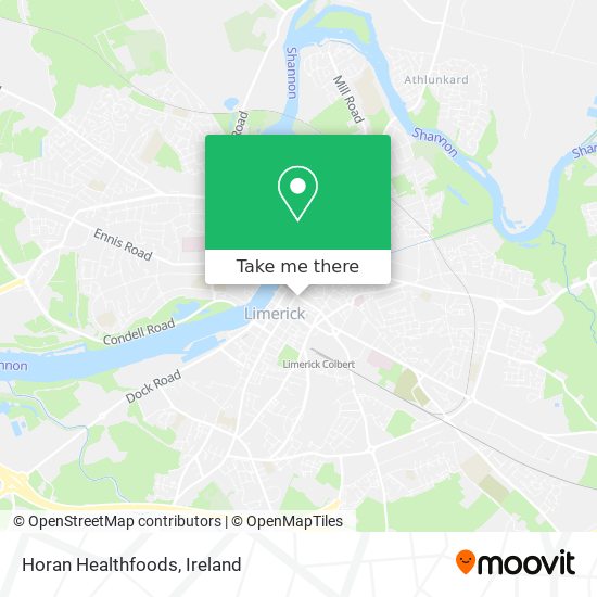 Horan Healthfoods map