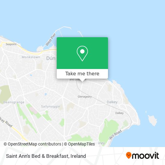 Saint Ann's Bed & Breakfast map