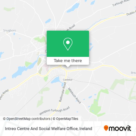 Intreo Centre And Social Welfare Office map