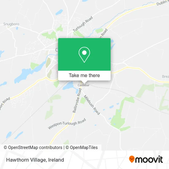 Hawthorn Village map