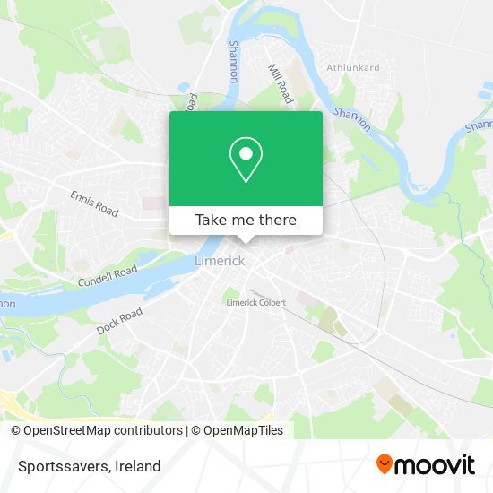 Sportssavers map