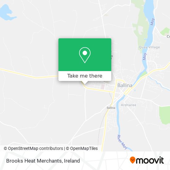 Brooks Heat Merchants map