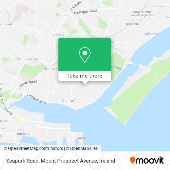 Seapark Road, Mount Prospect Avenue map