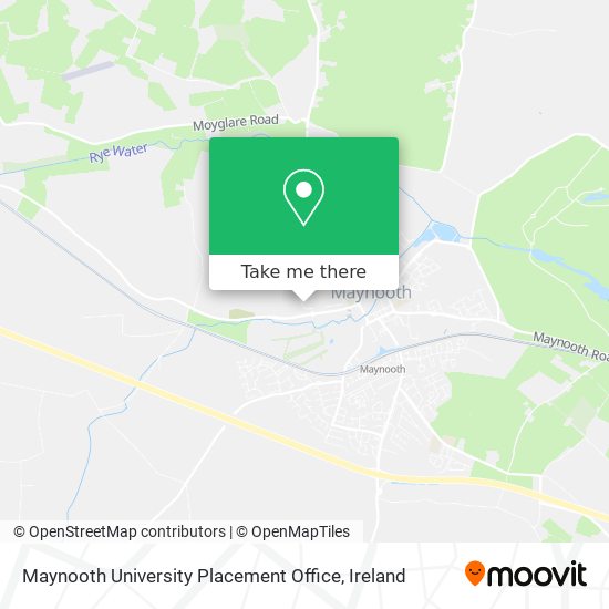 Maynooth University Placement Office map