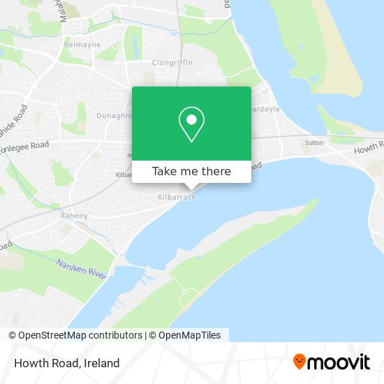 Howth Road map