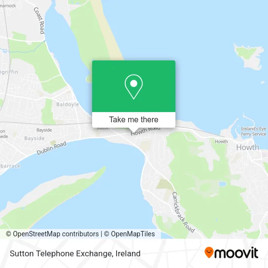 Sutton Telephone Exchange map