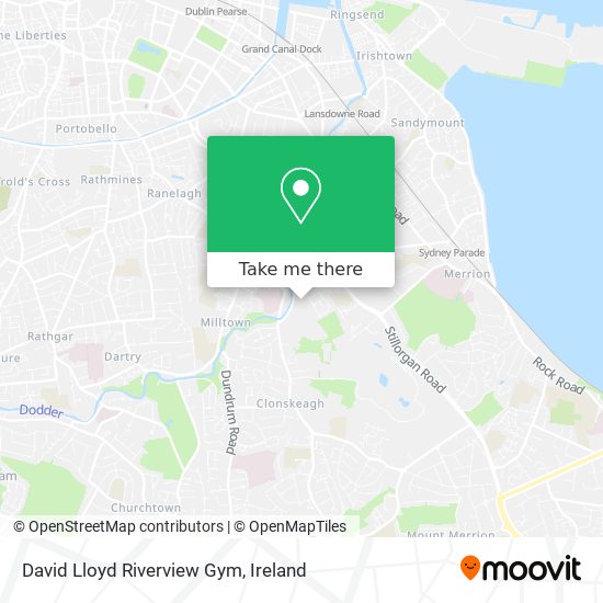 David Lloyd Riverview Gym map