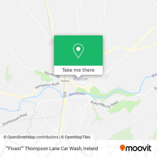 ""Fivast"" Thompson Lane Car Wash map
