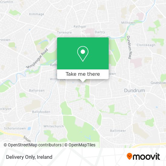 Delivery Only map