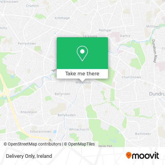 Delivery Only map