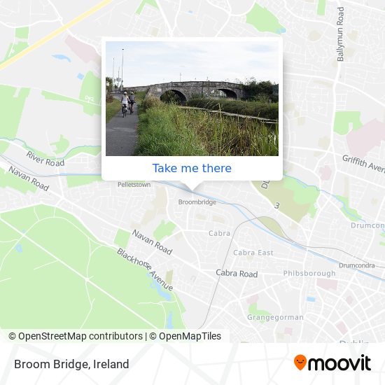 Broom Bridge map