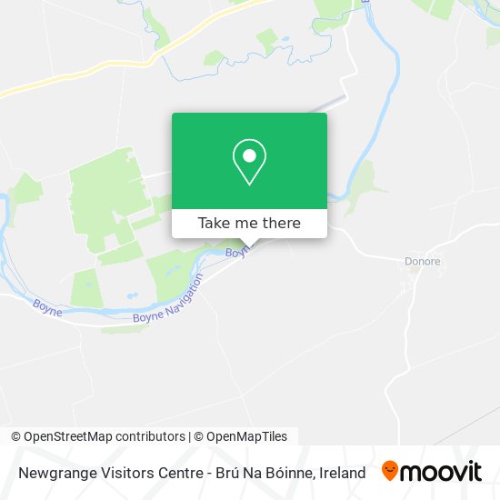 Newgrange Visitors Centre - Brú Na Bóinne map