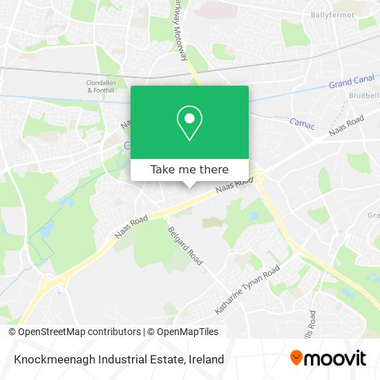 Knockmeenagh Industrial Estate map