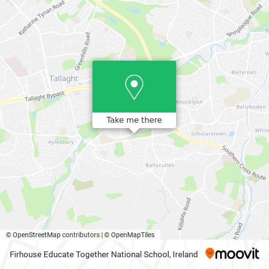 Firhouse Educate Together National School map
