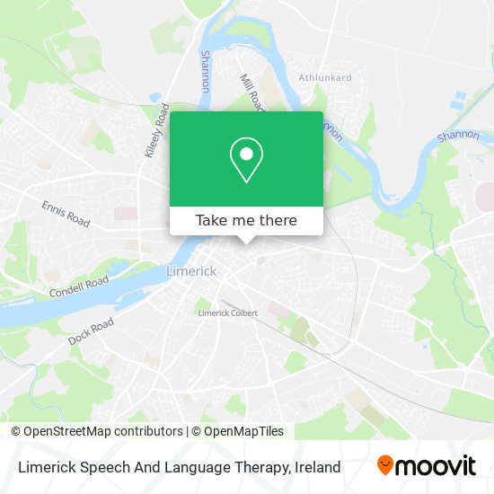 Limerick Speech And Language Therapy map