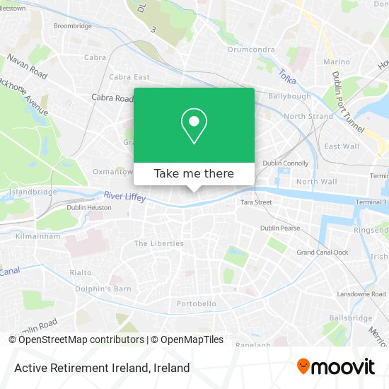 Active Retirement Ireland map