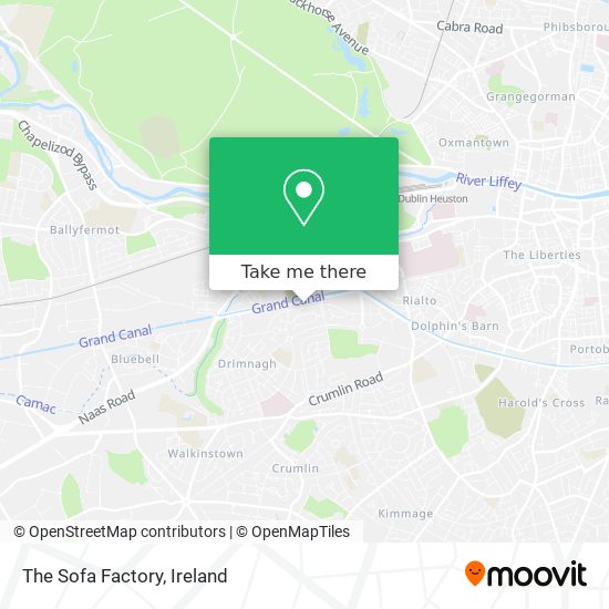 The Sofa Factory map