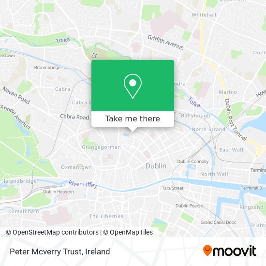 Peter Mcverry Trust map