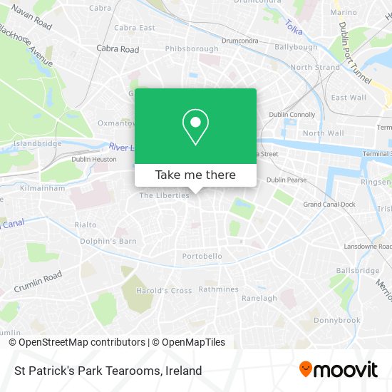 St Patrick's Park Tearooms map