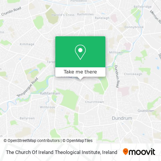 The Church Of Ireland Theological Institute map