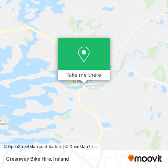 Greenway Bike Hire map