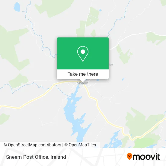 Sneem Post Office map