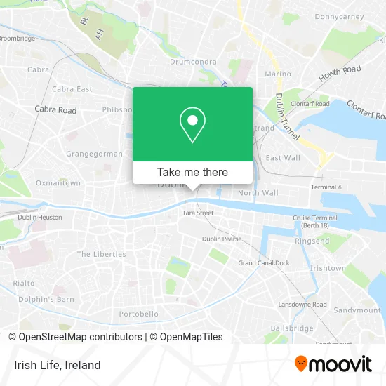 Irish Life map
