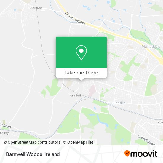 Barnwell Woods map