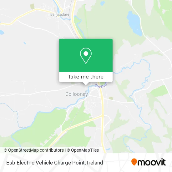 Esb Electric Vehicle Charge Point map