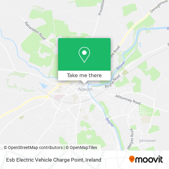 Esb Electric Vehicle Charge Point map