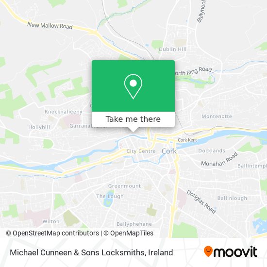 Michael Cunneen & Sons Locksmiths map