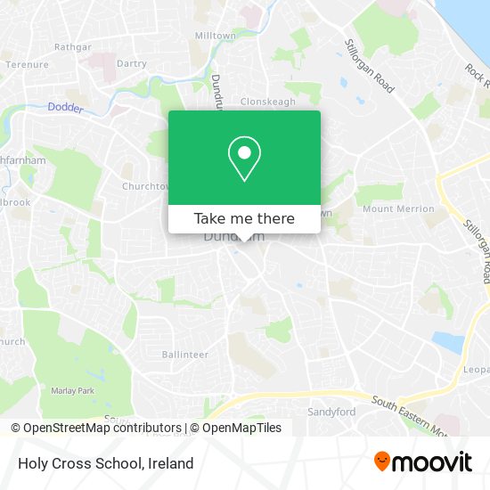 Holy Cross School map