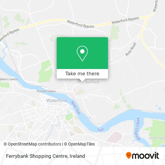 Ferrybank Shopping Centre plan