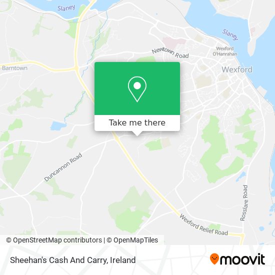 Sheehan's Cash And Carry map