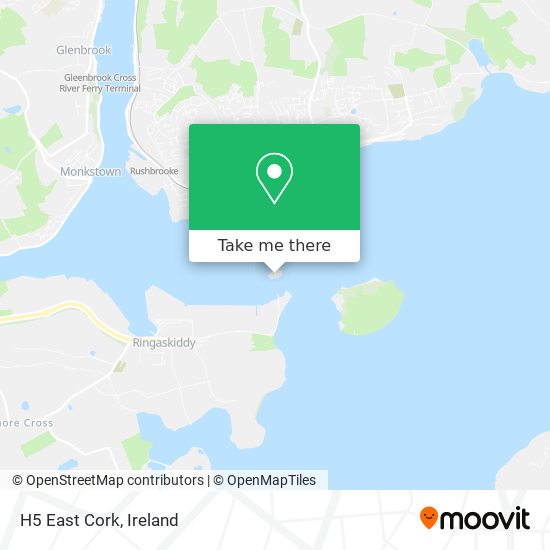 H5 East Cork map