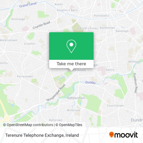 Terenure Telephone Exchange map