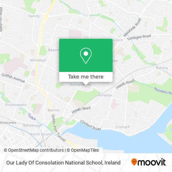 Our Lady Of Consolation National School map