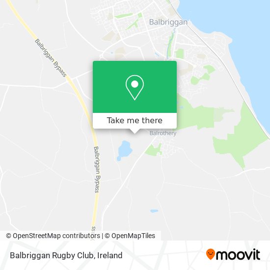 Balbriggan Rugby Club map