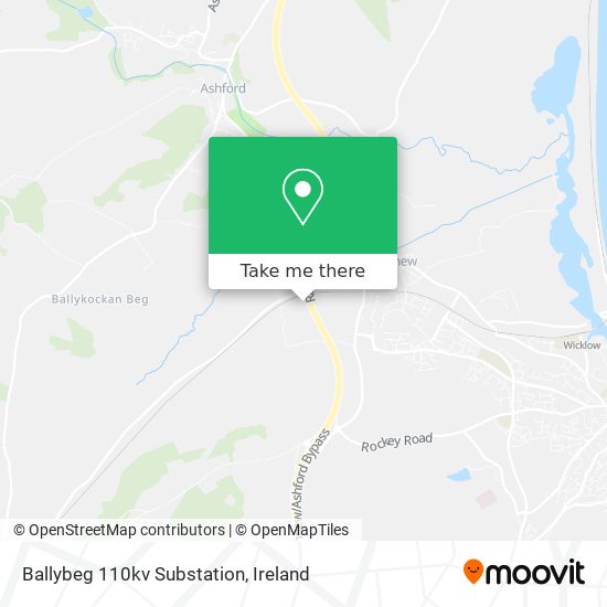 Ballybeg 110kv Substation map