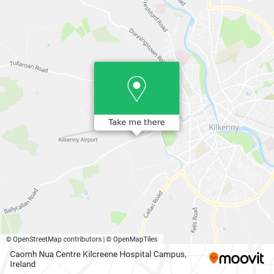 Caomh Nua Centre Kilcreene Hospital Campus map