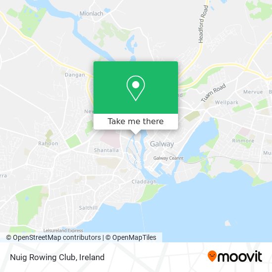 Nuig Rowing Club map