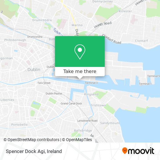 Spencer Dock Agi map