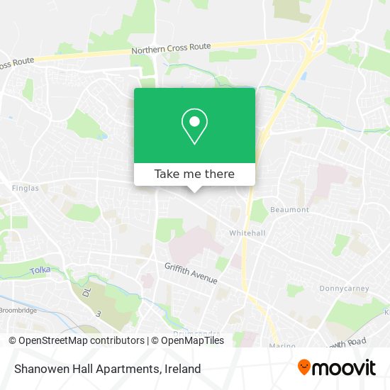 Shanowen Hall Apartments map